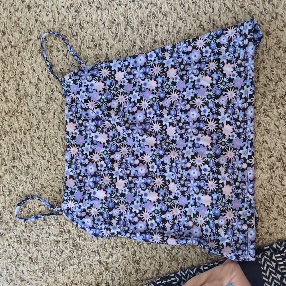Floral Spaghetti Strap Top
